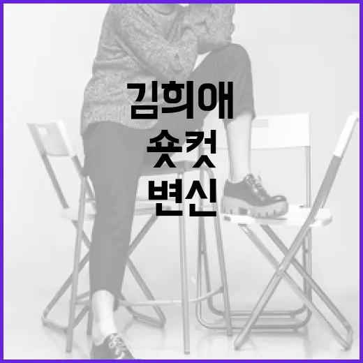 김희애처럼 50대에 숏컷으로 변신하는 방법 - 요약