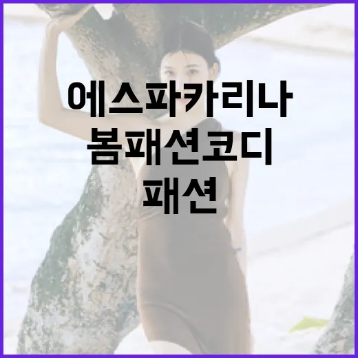 에스파 카리나처럼 …