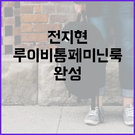 전지현 스타일로 루이비통 페미닌룩 완성하는 방법 - 요약