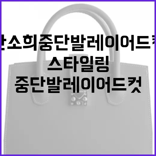 한소희 중단발 레이어드컷 스타일링하는 방법 - 요약