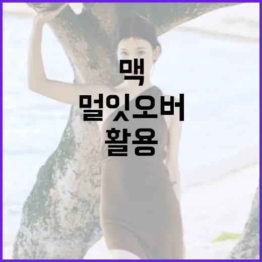 맥에서 멀잇오버 활용하는 방법 - 요약