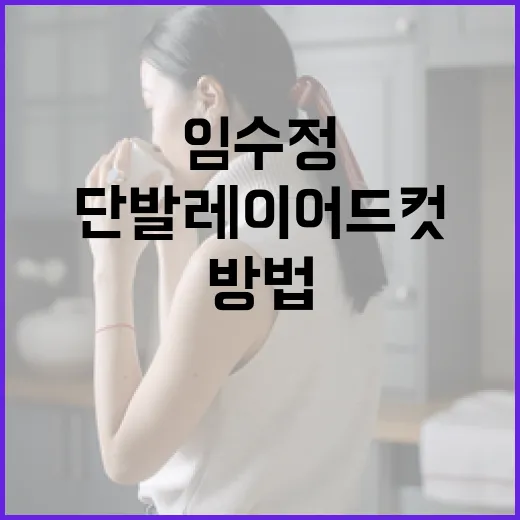 임수정 단발 레이어드컷 스타일링하는 방법 - 요약