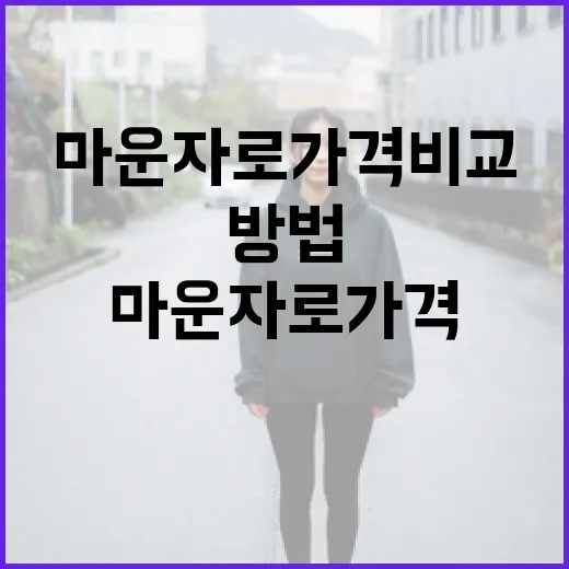 마운자로 가격 비교하는 방법 - 요약