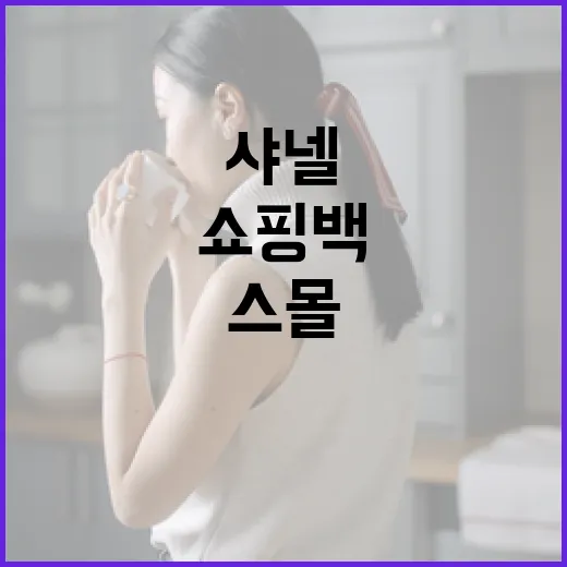 고윤정 스타일의 샤넬 스몰 쇼핑백 활용법 - 요약