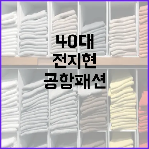 전지현처럼 40대에도 세련된 공항패션을 연출하는 방법 - 요약