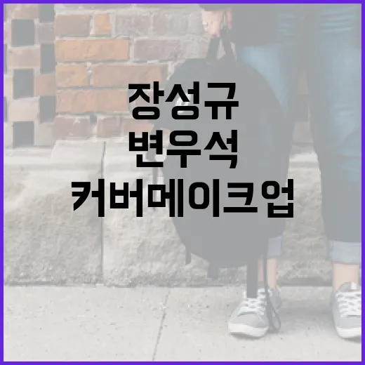 장성규와 변우석의 커버 메이크업을 따라하는 방법 - 요약