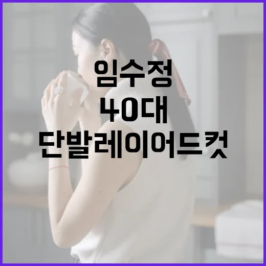 임수정처럼 40대에 단발 레이어드컷 잘 어울리는 방법 - 요약