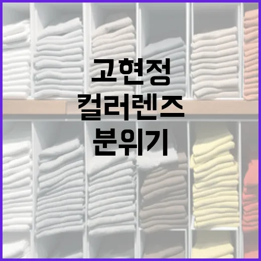 고현정처럼 컬러렌즈로 분위기 전환하는 방법 - 요약