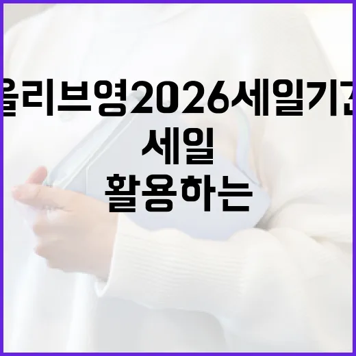 올리브영 2026 세일 기간을 알차게 활용하는 방법 - 요약