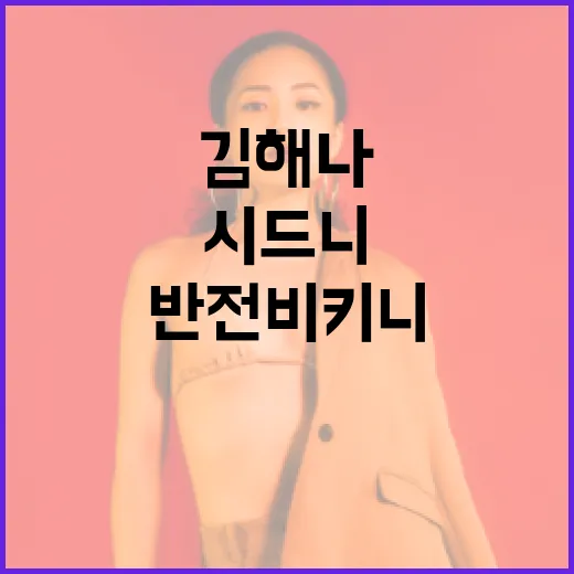 김해나 시드니에서 반전 비키니 찾는 방법 - 요약