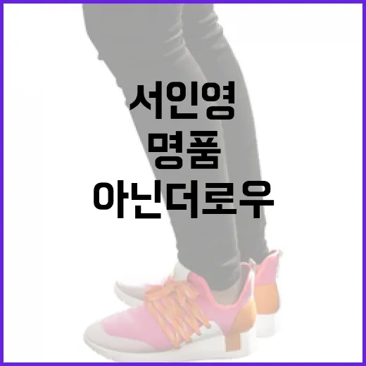 서인영처럼 명품 아닌 더로우백으로 스타일링하는 방법