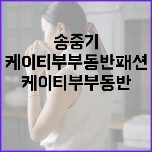 송중기와 케이티 부부동반 패션을 완벽히 소화하는 방법 - 요약