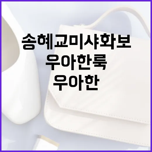 송혜교 미샤 화보에…