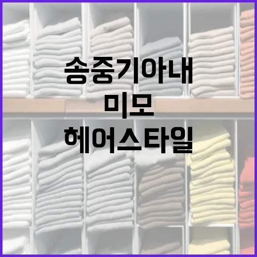 송중기 아내의 미모와 헤어스타일을 따라하는 방법 - 요약