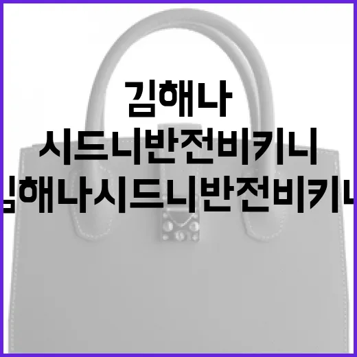 김해나 시드니 반전 비키니 스타일링하는 방법 - 요약