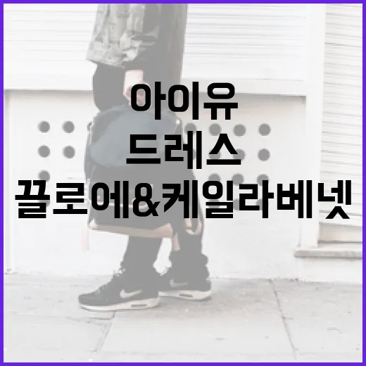 아이유 스타일: 끌로에 & 케일라베넷 드레스를 활용하는 방법