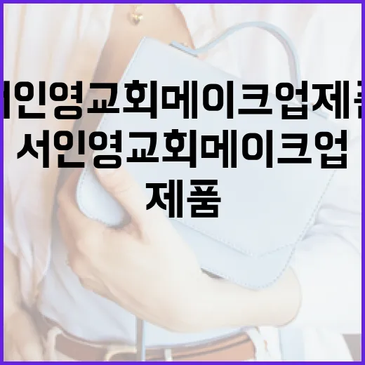 서인영 교회 메이크업 제품 선택하는 방법 - 요약
