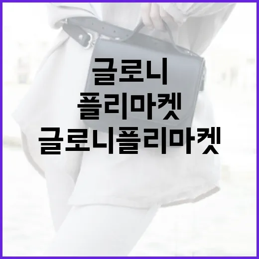 글로니 플리마켓에서 성공적으로 쇼핑하는 방법 - 요약