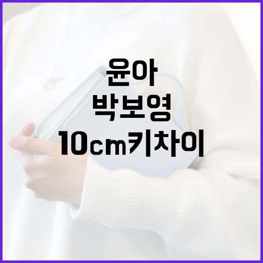 윤아와 박보영의 10cm 키 차이를 활용한 스타일링 팁 - 요약
