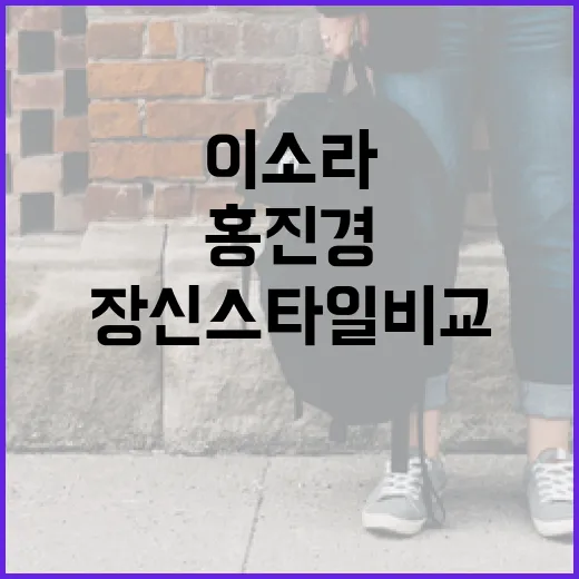 이소라와 홍진경의 장신 스타일 비교하는 방법 - 요약