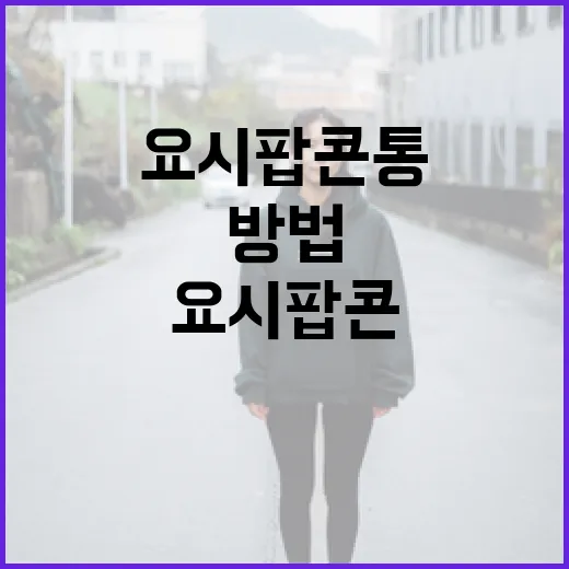 요시 팝콘통을 효과적으로 사용하는 방법
