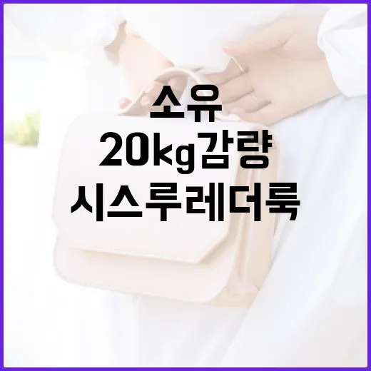 소유처럼 20kg 감량하고 시스루 레더룩 소화하는 방법 - 요약