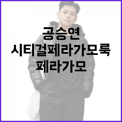 공승연처럼 시티걸 페라가모룩 스타일링하는 방법 - 요약