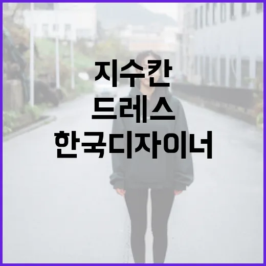 지수 칸 스타일의 한국 디자이너 드레스 선택하는 방법 - 요약