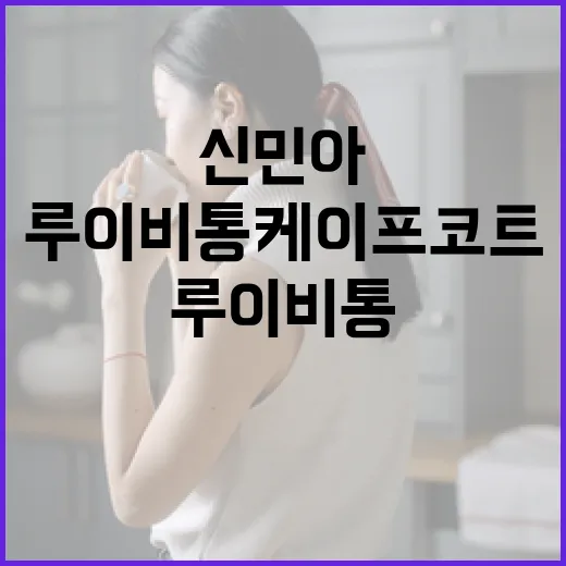 신민아처럼 스타일리시하게, 루이비통 케이프코트 활용법 - 요약