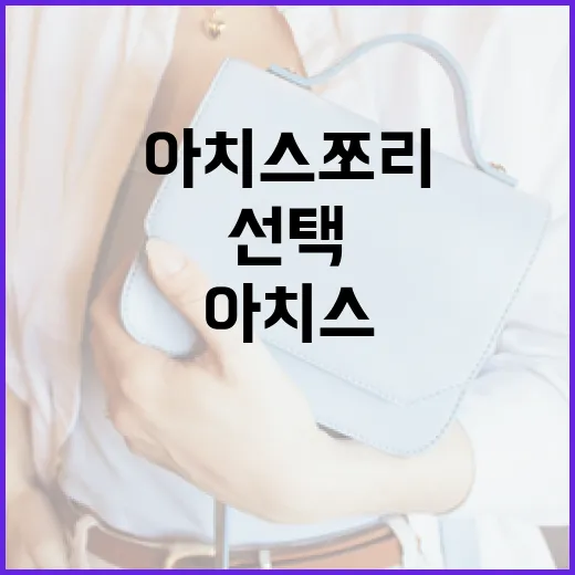 아치스 쪼리를 선택하는 방법과 관리 요령 - 요약