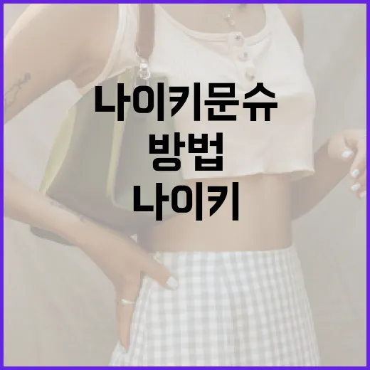 나이키 문슈의 매력을 알아보는 방법 - 요약