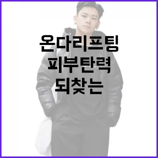 온다리프팅으로 피부 탄력을 되찾는 방법 - 요약