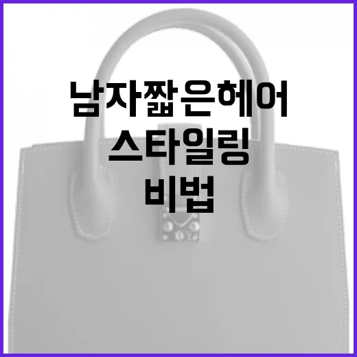 남자 짧은 헤어 스타일링 방법: 스타일과 관리 비법 - 요약