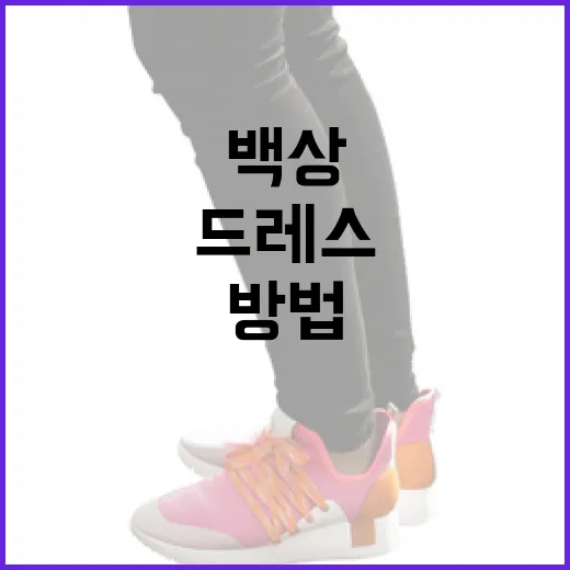 신혜선 백상 드레스 선택 시 아쉬운 점 피하는 방법 - 요약