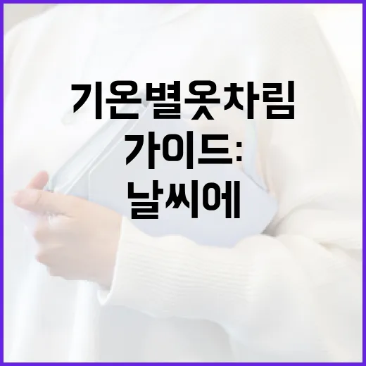 기온별 옷차림 완벽 가이드: 어떤 날씨에도 스타일리시하게! - 요약