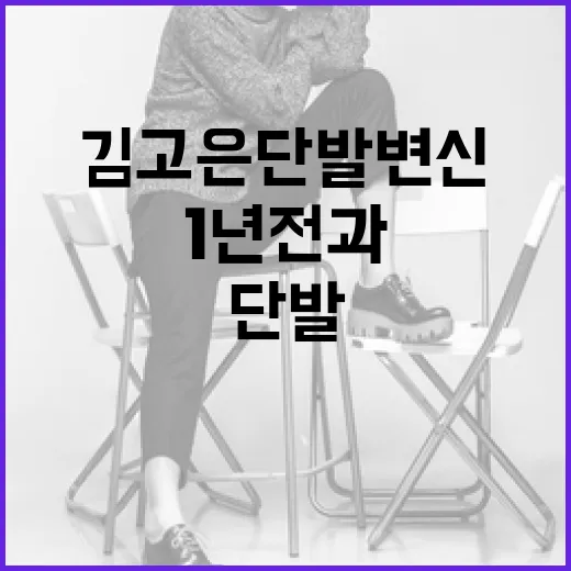 김고은 단발 변신: 1년 전과 어떻게 달라졌을까요? - 요약