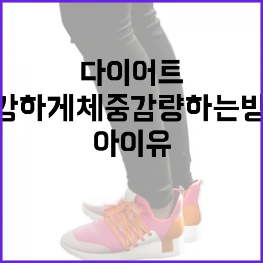아이유 다이어트 따라하기: 건강하게 체중 감량하는 방법