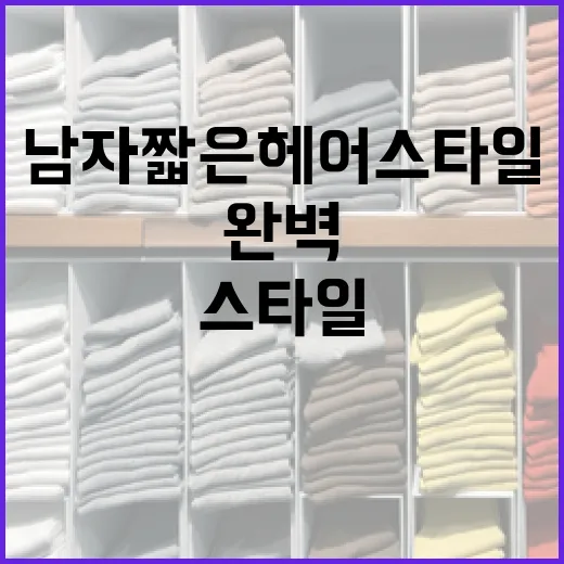 남자 짧은 헤어 스타일을 완벽하게 관리하는 방법 - 요약