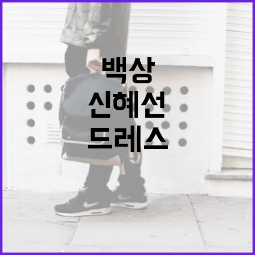 신혜선의 백상 드레스, 아쉬운 점을 극복하는 방법 - 요약