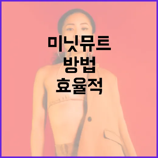 미닛뮤트로 시간을 효율적으로 관리하는 방법 - 요약