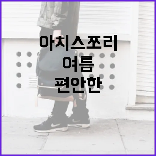 편안한 여름을 위한 아치스 쪼리 선택 방법 - 요약