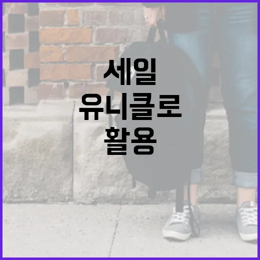 유니클로 세일을 최대한 활용하는 방법 - 요약