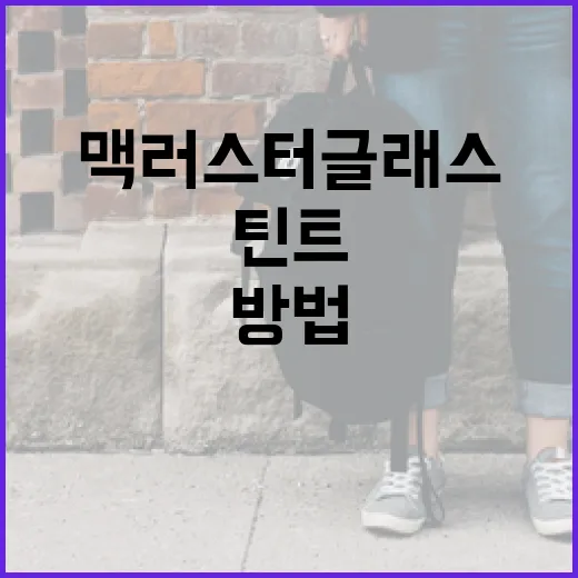 맥 러스터글래스 틴트를 완벽하게 활용하는 방법 - 요약