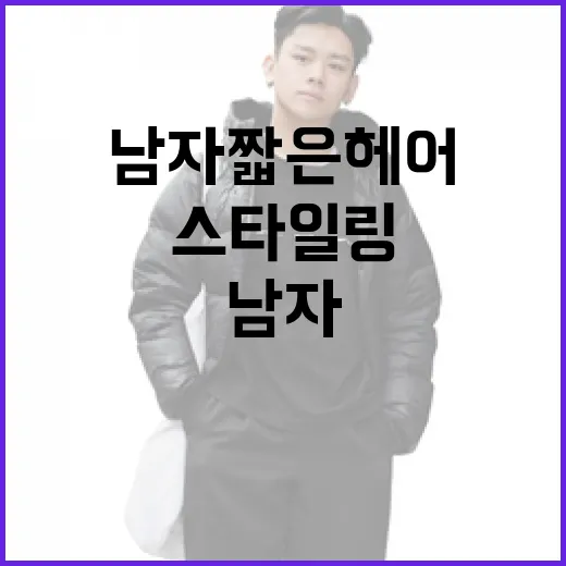 남자 짧은 헤어 스타일링 완벽 가이드 - 요약