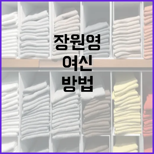 장원영처럼 볼륨감 있는 여신이 되는 방법 - 요약
