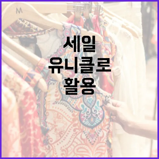 유니클로 세일을 최대한 활용하는 방법 - 요약