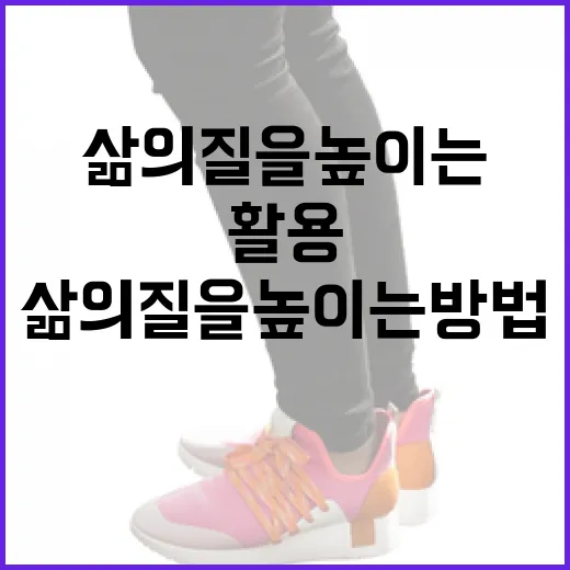 시에(SIE)를 활용하여 삶의 질을 높이는 방법 - 요약