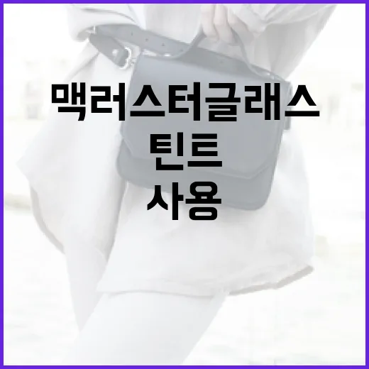 맥 러스터글래스 틴트를 완벽하게 사용하는 방법 - 요약