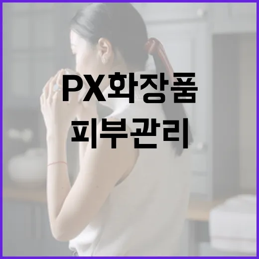 PX 화장품을 활용하여 피부 관리하는 방법 - 요약