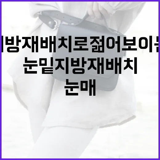 눈밑지방재배치로 젊어 보이는 눈매를 만드는 방법 - 요약
